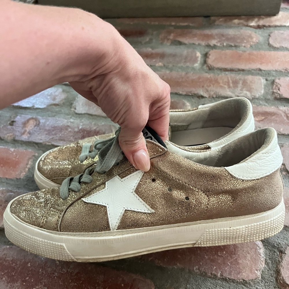 Golden Goose Sneakers with White Star